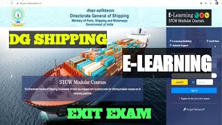 DG shipping e learning for STCW courses and virtual class exit exam  STCW certificate [upl. by Tsuda]