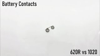 Battery Contacts 620R vs 1020 [upl. by Elton]