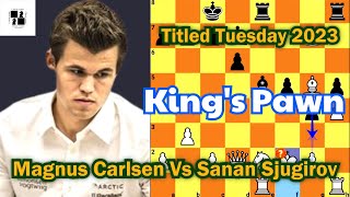 quotBlitz Battle Magnus Carlsen Defeats Sanan Sjugirov on July 25quot [upl. by Gustie]