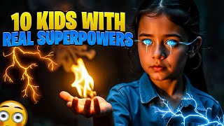 10 kids with real superpowers [upl. by Ahsillek]