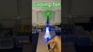 DIY amazing motor fan🤩 induction motor brushless DC electric motor shorts DC air conditioner fan [upl. by Agnola]