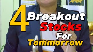 ✅4 High Potential Breakout Swing trading stocks for tomorrow [upl. by Lorn]