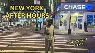 NYC at 3AM 😮 Unfiltered Raw Footage of NYC at Night Time  WHAT ITS REALLY LIKE [upl. by Owades]