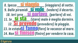 Italian grammar for an exam  Speaking and writing  Easy exercises  Learn italian free lessons [upl. by Aineval]