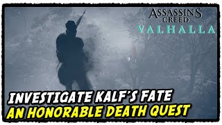 AC Valhalla Investigate Kalfs Fate in An Honorable Death Quest Guide [upl. by Bodwell]