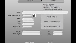 Arbeitszeiterfassung Zeiterfassung Tool Zeiterfassungssoftware simple Bedienung kein Excel [upl. by Damali]