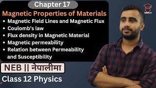 Magnetic Properties of Materials  Coulomb’s Law  Flux Density  Magnetic Permeability  Physics 12 [upl. by Eiboj976]