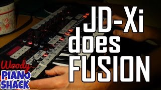 Roland JDXi synthesizer does fusion  Jeff Lorber Rain Dance jam [upl. by Wylie370]