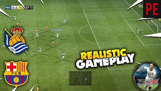 PES 2013  PESEdit Patch 60 La Liga 1314 Barcelona v Real Sociedad FHD 60Fps [upl. by Innaig887]