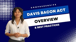 Guide Toward Davis Bacon Act Requirements amp Best Practices [upl. by Fablan]