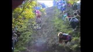 Bosley mudslide and vintage MTB Mountain bike Cross country race 1991 nemba era [upl. by Ribble640]