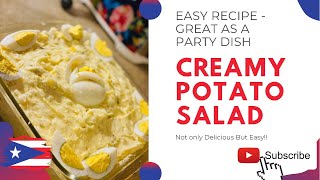 Best Flavorful Potato Salad  Step By Step  Boricua Mom Life [upl. by Ardnosac]