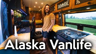 Cozy Vanlife Camping amp Exploring Alaska Wilderness [upl. by Kado]