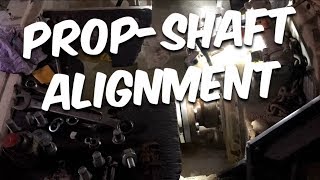 PROP SHAFT ALIGNMENT amp ENGINE ROOM UPDATE PART 2  BUILDING BRUPEG Ep 11 [upl. by Oreves]