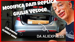 Modifica Dam replica Alfa Romeo Giulia veloce da Aliexpress alfa giulia dam replica [upl. by Chaffinch]