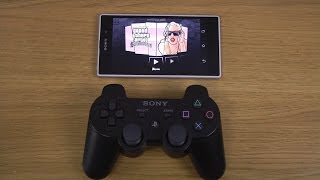 Grand Theft Auto San Andreas Sony Xperia Z1 PlayStation 3 Controller Gameplay Test [upl. by Scornik]