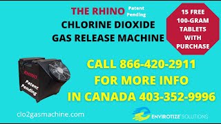 CANADIAN RICK THODE REMOVING CURRY ODOR USING THE RHINO CLO2 GAS MACHINE [upl. by Klug144]