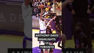 I Witnessed Anthony Davis DOMINATE the Toronto Raptors [upl. by Fidellas]