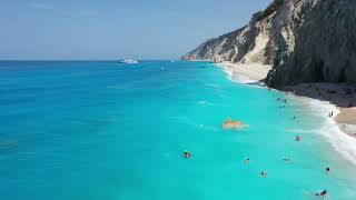 Lefkada Greece Egremni Beach [upl. by Amar830]