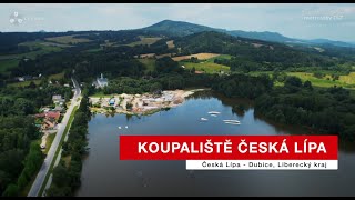 Koupaliště Česká Lípa  Dubice  průběh výstavby červenec 2023 [upl. by Nyrhtakyram636]