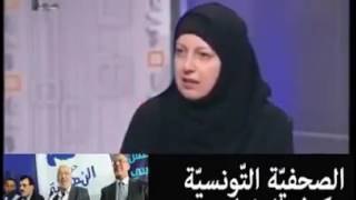 بالفيديو  الصحفية التونسية كوثر البشراوي تهاجم الإخوان وحماس [upl. by Eicyac]