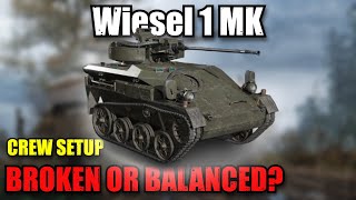 Wiesel 1 MK Tank Review Broken Or Balanced World of Tanks Console [upl. by Yeslah71]