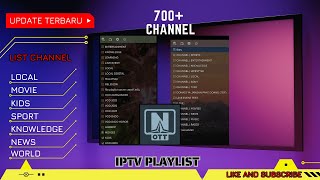 UPDATE 26 NOV 2023 FREEMIUM 700 Channel PLAYLIST IPTV OTT NAVIGATOR [upl. by Asilem]