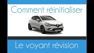 Comment enlever le voyant révision sur CLIO 4 [upl. by Yelyk]