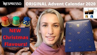 NESPRESSO Coffee Advent Calendar Unboxing 2020  Original Capsules [upl. by Layne69]