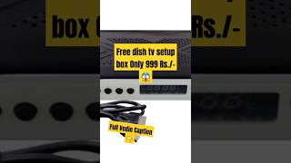 Diwali offer  Free dish tv setup box short tranding viralshort shortsfeed [upl. by Adeuga737]