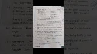 Class 12th Chemistry half yearly exam paper halfyearlyexam2024 class12chemistry midterm [upl. by Labinnah]