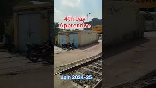 4 Day Apprentice Working apprentice apprenticeshipindia railwayapprentice [upl. by Lyns]