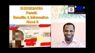 SUSSIDIARIA Residence Permit The Benefits amp Information About It [upl. by Killie]