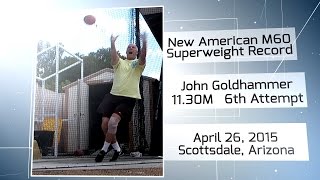 John Goldhammer M60 Superweight American Record [upl. by Alema944]