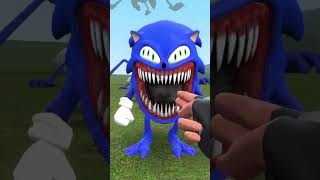 SIZE COMPARISON Super Sonic vs Shin Sonic the Tapes in Garrys Mod [upl. by Itsrejk]