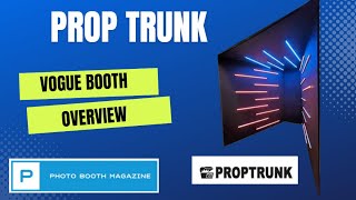 Prop Trunk  Vogue Glam Booth and Overhead 360 Booth at Photo Booth Expo 2023 [upl. by Norel213]