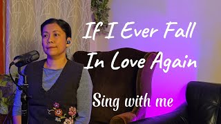 If I Ever Fall In Love Again Karaoke Female part only [upl. by Oremar828]