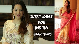 Outfit ideas for Indian Functions ft Craftsvilla  Online Sarees amp Suits  Perkymegs [upl. by Kirtley]