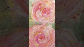 Easy Beginner Friendly Watercolor Roses Tutorial [upl. by Euphemia736]