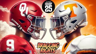 College Football 25  11 Oklahoma vs 9 Tennessee  Bragging Rights Series Week 4 Matchup [upl. by Oswell642]