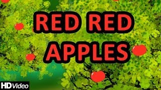 Red Red Apples  Nursery Rhymes  Learning English Preschool Rhymes For Children [upl. by Igor]