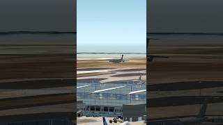 New Lockheed Galaxy C5 landing at LAX rfs rfsupdate shorts c5galaxy [upl. by Regine914]