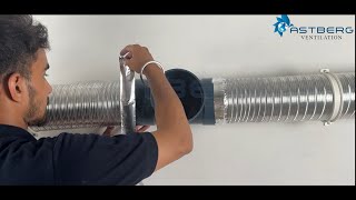 How To Install A Inline Exhaust Fan Ventilation Hvac Installation Guide Duct Exhaust Installation [upl. by Zenger122]