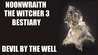 Noonwraith  The Witcher 3 Bestiary  Tips and Tactics  The Devil By The Well [upl. by Nebuer620]