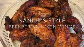 Peri peri chicken wings Nando’s style [upl. by Charmine64]