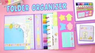 DIY Cute Folder Organizer  Perfect for your Notebook Bullet Journal or Diary  aPasos Crafts DIY [upl. by Firestone]