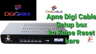 How to reset digi cable setup box [upl. by Immot496]