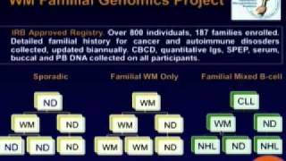 Advances in the Genetics and Treatment of Waldenstroms Macroglobulinemia part 1 [upl. by Dowdell]