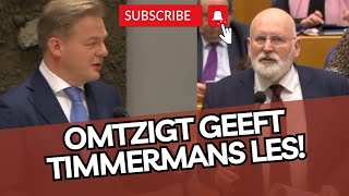 Omtzigt SLOOPT Timmermans Timmermans is WOEST [upl. by Aivata]