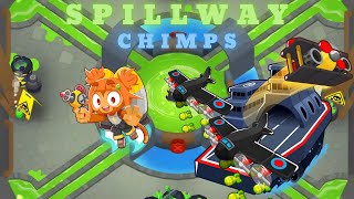 BTD6 Spillway Black Border CHIMPS [upl. by Barsky]